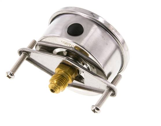 Manómetro de glicerina G1/4 conexión trasera 0 a 400 bar 63mm