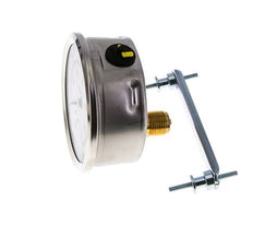 Manómetro de glicerina G1/2 conexión trasera 0 a 40 bar 100mm WIKA