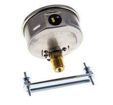 Manómetro de glicerina G1/2 conexión trasera 0 a 40 bar 100mm WIKA