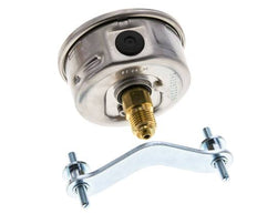 Manómetro de glicerina G1/4 conexión trasera 0 a 40 bar 63mm WIKA