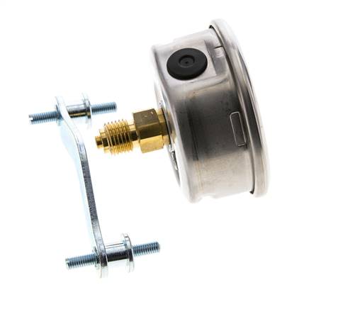 Manómetro de glicerina G1/4 conexión trasera 0 a 40 bar 63mm WIKA