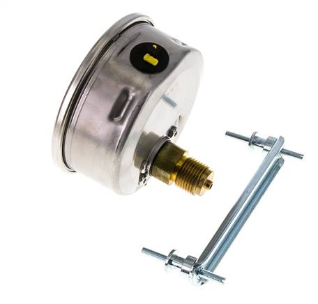 Manómetro de glicerina G1/2 conexión trasera 0 a 4 bar 100mm WIKA