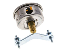 Manómetro de glicerina 1/2 NPT conexión trasera 0 a 4 bar 63mm WIKA