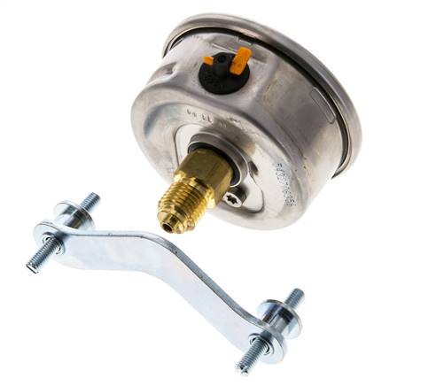 Manómetro de glicerina G1/4 conexión trasera 0 a 4 bar 63mm WIKA