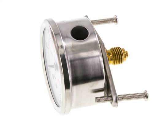 Manómetro de glicerina G1/4 conexión trasera 0 a 600 bar 63mm
