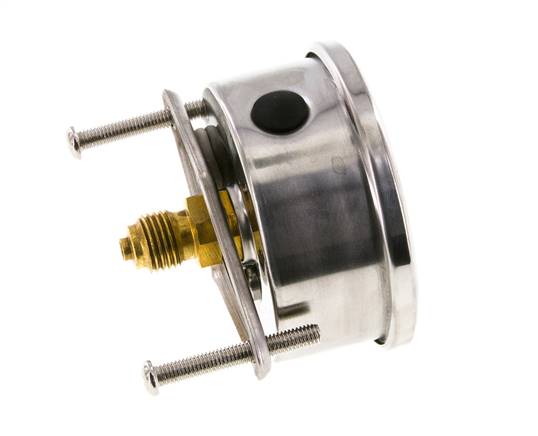 Manómetro de glicerina G1/4 conexión trasera 0 a 600 bar 63mm