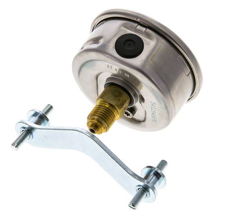 Manómetro de glicerina G1/4 conexión trasera 0 a 600 bar 63mm WIKA