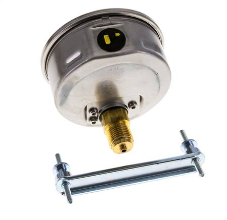 Manómetro de glicerina G1/2 conexión trasera 0 a 60 bar 100mm WIKA