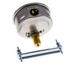 Manómetro de glicerina G1/2 conexión trasera 0 a 60 bar 100mm WIKA