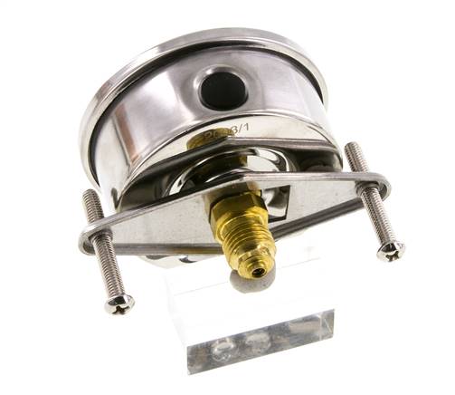 Manómetro de glicerina G1/4 conexión trasera 0 a 60 bar 63mm