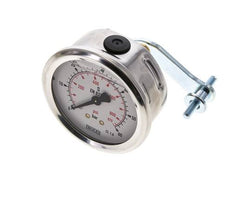 Manómetro de glicerina G1/4 conexión trasera 0 a 60 bar 63mm WIKA