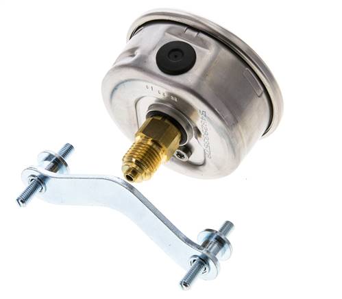 Manómetro de glicerina G1/4 conexión trasera 0 a 60 bar 63mm WIKA