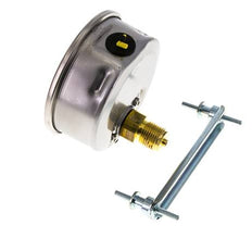 Manómetro de glicerina G1/2 conexión trasera 0 a 6 bar 100mm WIKA