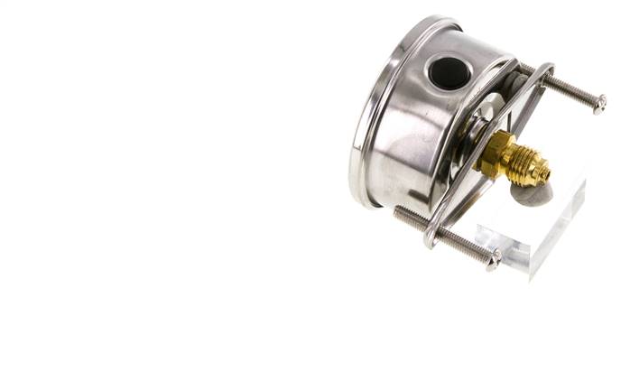 Manómetro de glicerina G1/4 conexión trasera 0 a 6 bar 63mm