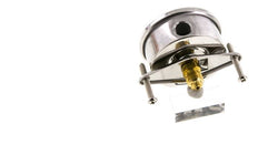 Manómetro de glicerina G1/4 conexión trasera 0 a 6 bar 63mm