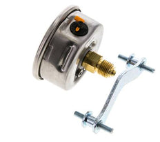 Manómetro de glicerina G1/4 conexión trasera 0 a 6 bar 63mm WIKA