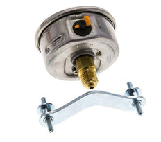 Manómetro de glicerina G1/4 conexión trasera 0 a 6 bar 63mm WIKA