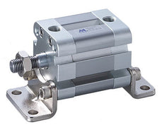 20-20mm Compact Cylinder with Double Rod Male Thread MCJI