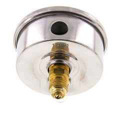 0..160 Bar (0..2321 psi) Glycerin Pressure Gauge Rear Stainless steel/Brass 63 mm Class 1.6