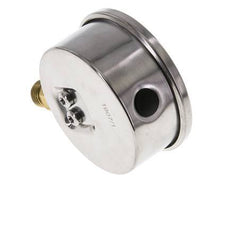 0..40 Bar (0..580 psi) Manómetro de glicerina Abajo Acero inoxidable/Latón 63 mm Clase 1.6