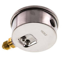 0..4 Bar (0..58 psi) Glycerin Pressure Gauge Below Stainless steel/Brass 63 mm Class 1.6