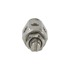 Válvula de mariposa de acero inoxidable 1/8" NPT con silenciador [50 piezas]