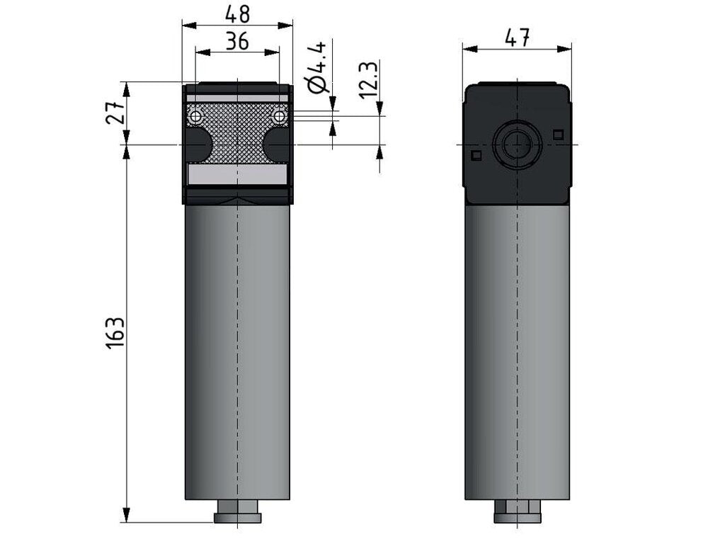 Secador de diafragma 1/4'' 61l/min Mutifix