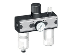 FRL 3 Partes G1/2'' 5800l/min 0.5-10.0bar/7-145psi Semi-Auto Policarbonato Multifix 2