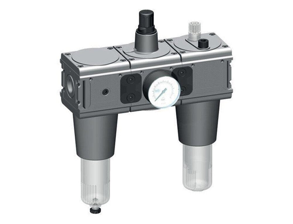 FRL 3-Part G3/4'' 13500 l/min 0.2-6.0bar/3-87psi Semi-Auto Polycarbonate Multifix 5