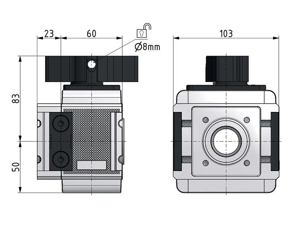 Válvula de bola 3/2 G1 25000 l/min Multifix 5