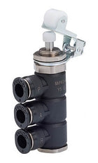 válvula mecánica de 3/2 vías de tipo rodillo para tubo de escape normalmente cerrado de 6 mm
