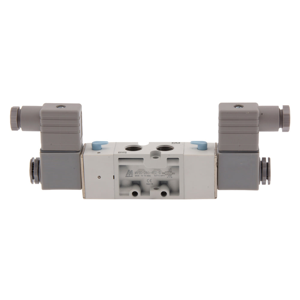 G1/4'' 230V AC 5/2 vías Válvula de solenoide biestable 2-8bar MVSC