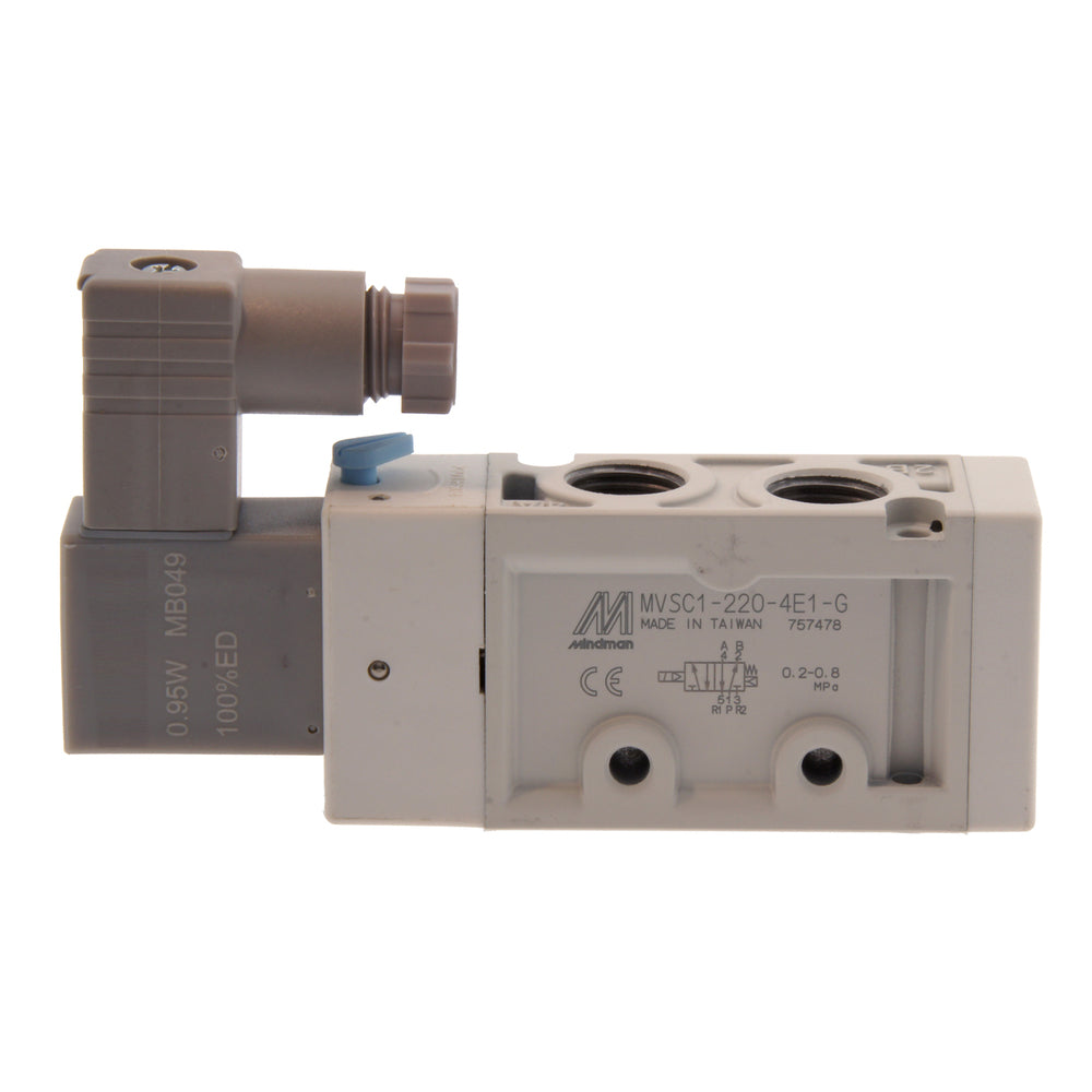 G1/4'' 24V DC Válvula de solenoide de 5/2 vías 2-8bar MVSC1