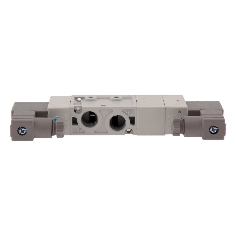 G1/4'' 230V AC 5/3-vías Válvula solenoide cerrada al centro 3-8bar MVSC1