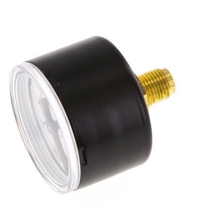 -1..0 Bar (-15..0 psi) Manómetro Acero trasero / latón 40 mm Clase 1.6