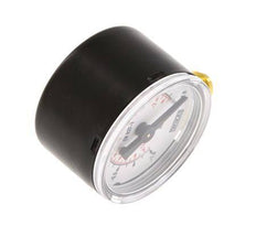 -1..0 Bar (-15..0 psi) presión por debajo de latón 40 mm Clase 1.6