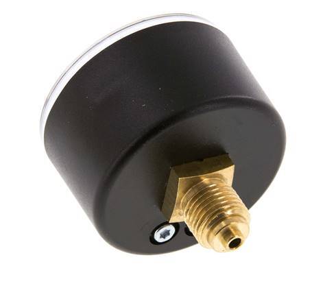 -1..0 Bar (-15..0 psi) Manómetro Plástico trasero / latón 50 mm Clase 2.5