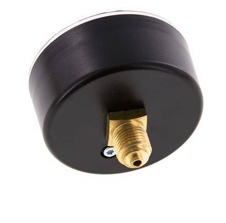 -1..0 Bar (-15..0 psi) Pressure Gauge Rear Plastic/Brass 63 mm Class 2.5