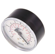 -1..0 Bar (-15..0 psi) Pressure Gauge Rear Plastic/Brass 63 mm Class 2.5