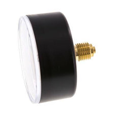 -1..0 Bar (-15..0 psi) Pressure Gauge Rear Plastic/Brass 63 mm Class 2.5