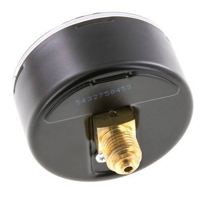 -1..0 Bar (-15..0 psi) Pressure Gauge Rear Steel/Brass 63 mm Class 1.6