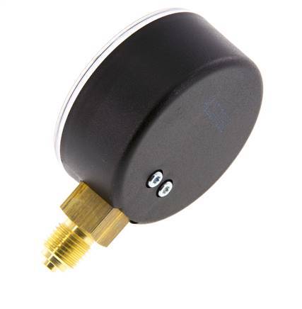 -1.15 Bar (-15..218 psi) presión por debajo de latón 63 mm Clase 2.5