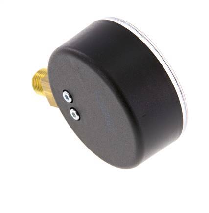 -1..15 Bar (-15..218 psi) Pressure Gauge Below Plastic/Brass 63 mm Class 2.5