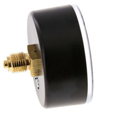 -1..3 Bar (-15..44 psi) Pressure Gauge Rear Plastic/Brass 63 mm Class 2.5