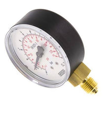 -1.9 Bar (-15.131 psi) presión por debajo de latón 63 mm Clase 2.5