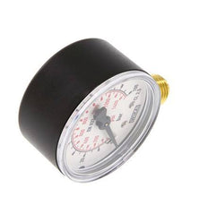 0..100 Bar (0..1450 psi) Pressure Gauge Below Plastic/Brass 50 mm Class 2.5