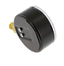 0..100 Bar (0,1450 psi) Manómetro por debajo de acero / latón 63 mm Clase 1.6