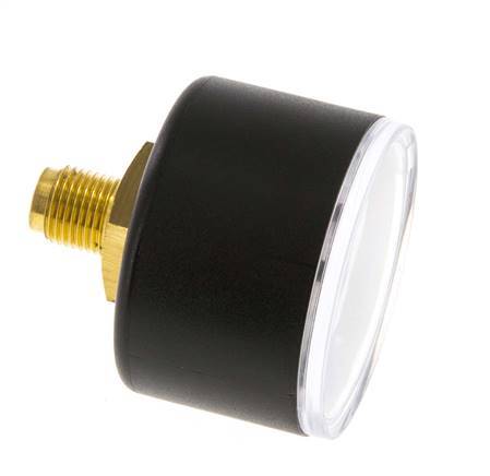 0..10 Bar (0,.145 psi) Manómetro Plástico trasero / latón 40 mm Clase 2.5