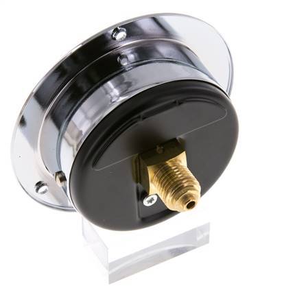 0..10 Bar (0..145 psi) Panel Mount Pressure Gauge Steel/Brass 63 mm Class 2.5 (Front Panel)