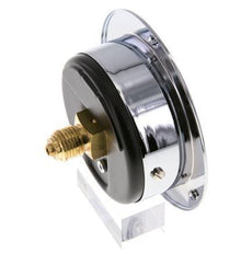 0..10 Bar (0..145 psi) Panel Mount Pressure Gauge Steel/Brass 63 mm Class 2.5 (Front Panel)